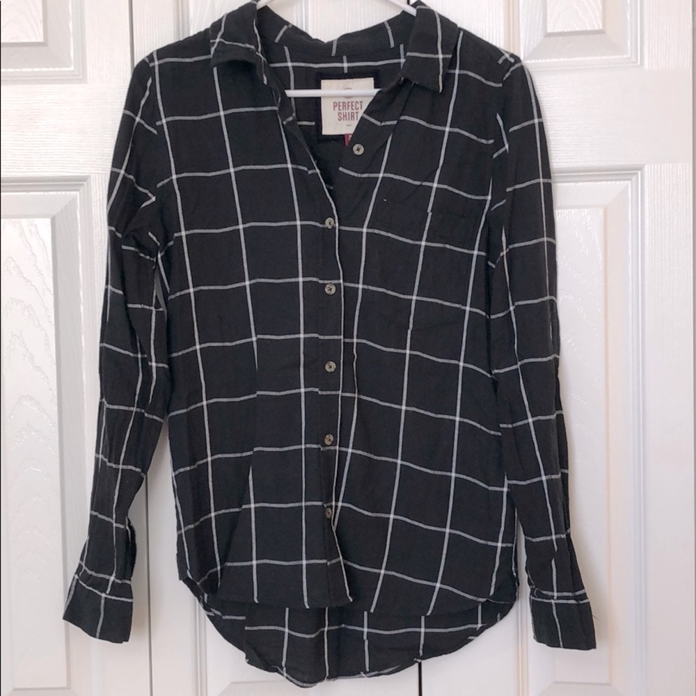 Black and white flannel